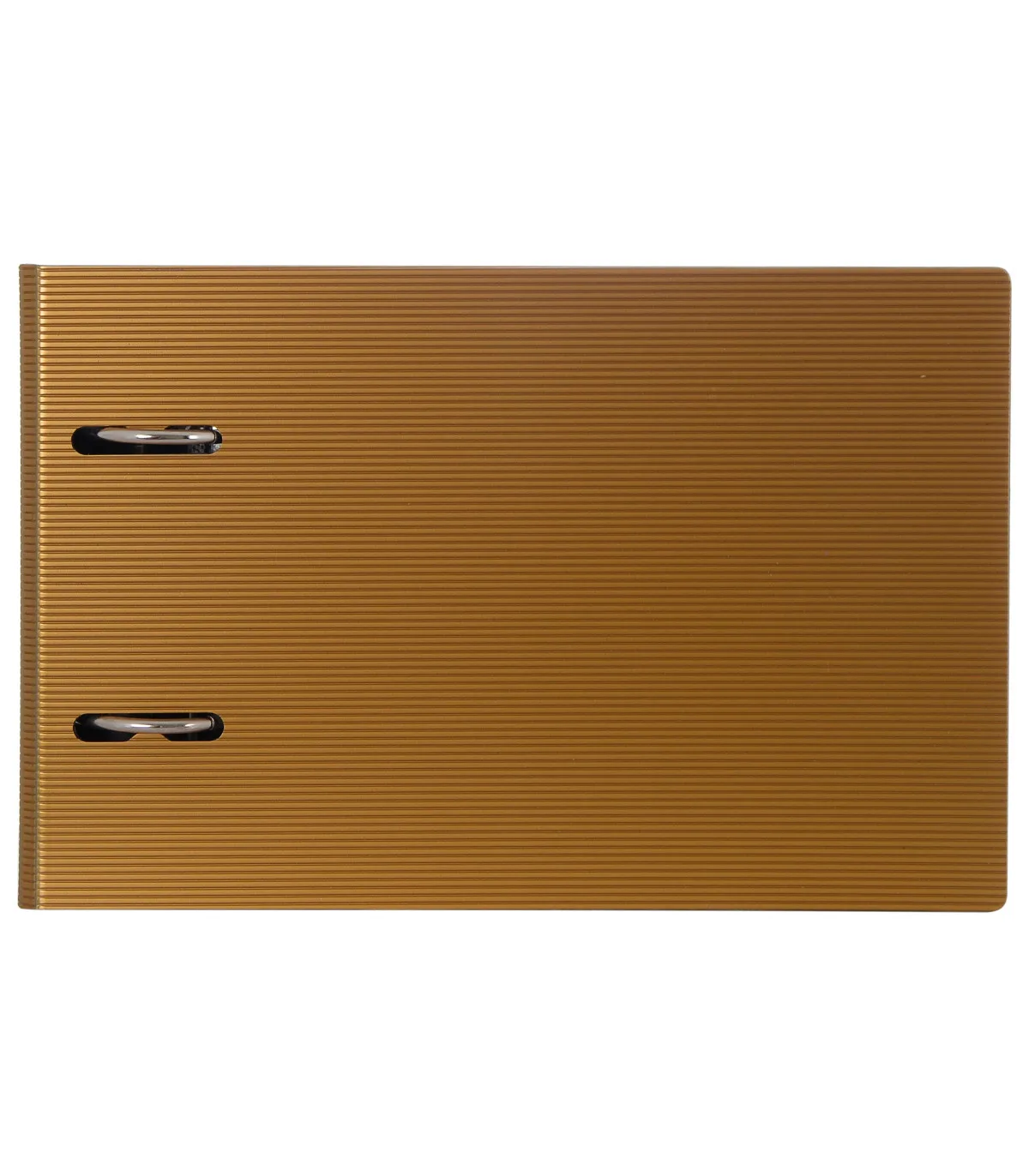 زونکن PP متالیک نیمه - عطف 7.5 cm – B5 طلایی پاپکو