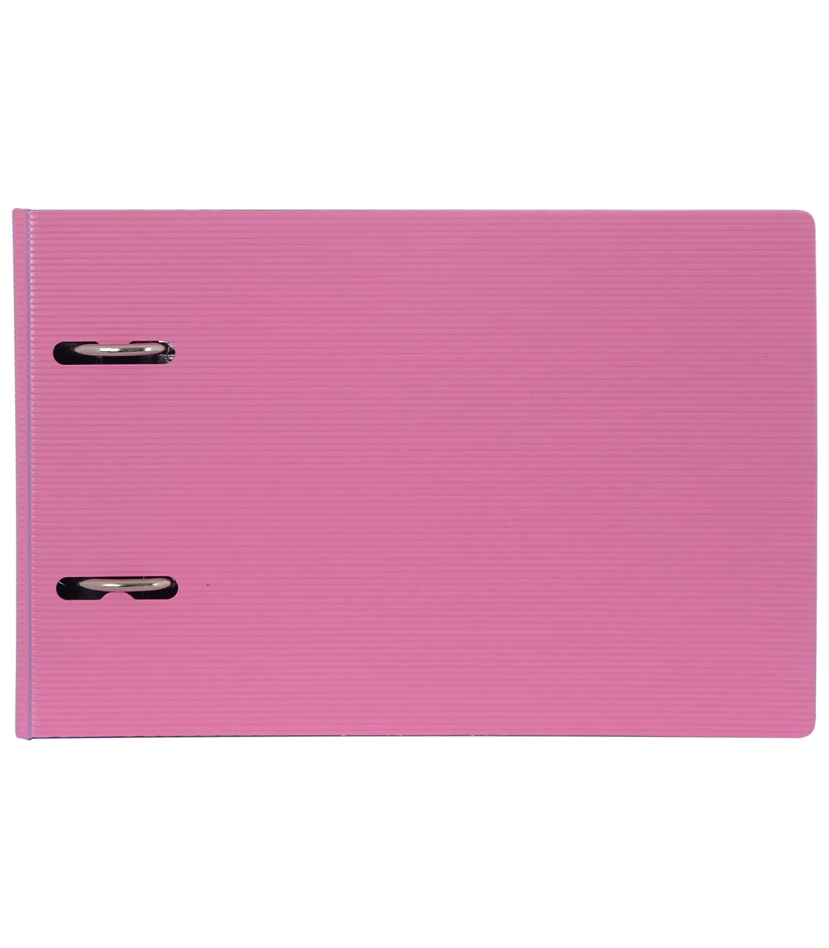 زونکن PP متالیک نیمه - عطف 7.5 cm – B5 صورتی پاپکو