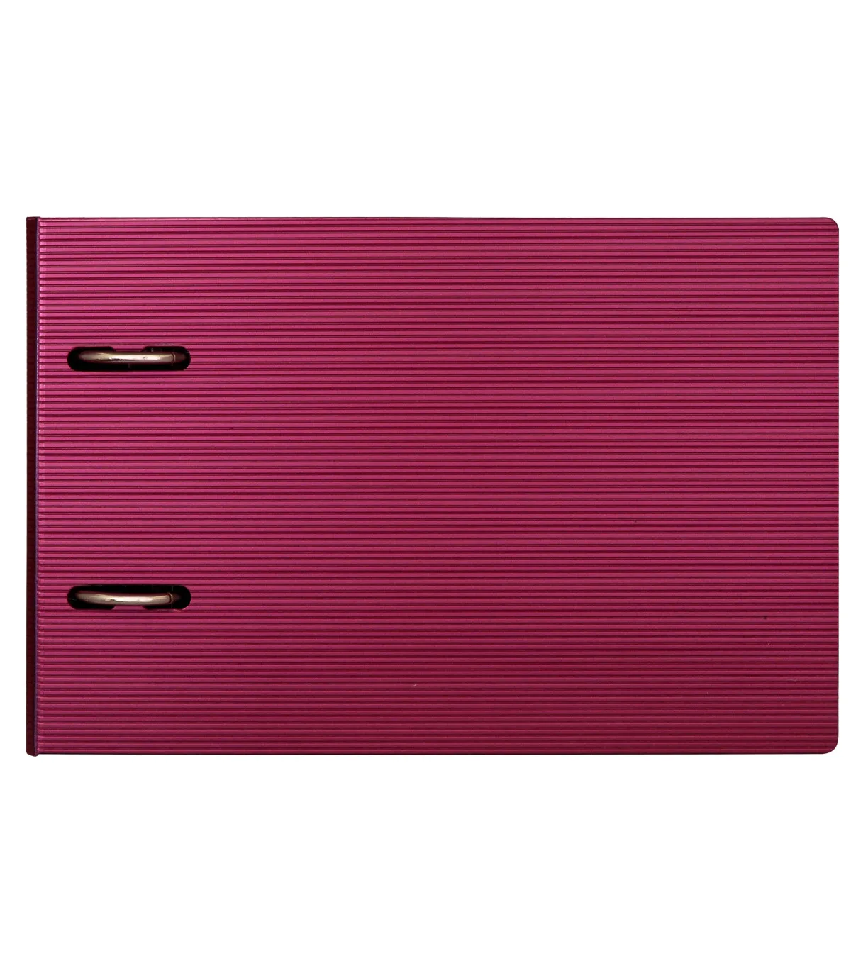 زونکن PP متالیک نیمه - عطف 7.5 cm – B5 زرشکی پاپکو
