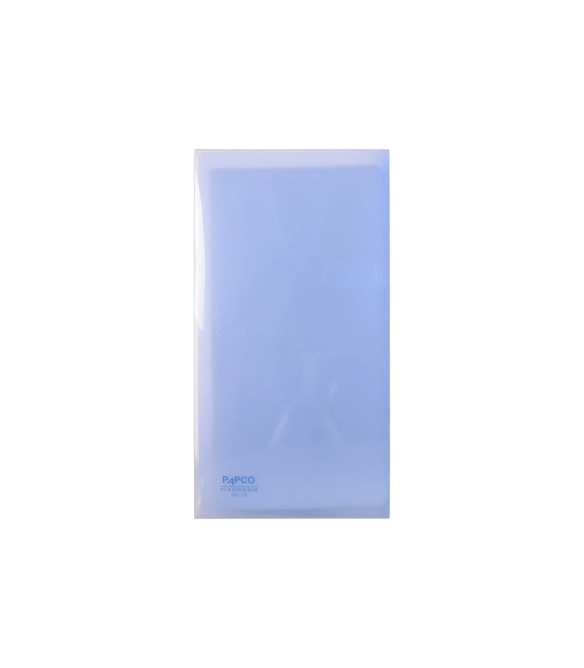 آلبوم نگهدارنده CD/DVD/Blue - ray 72 عددی - جلد PP آبی پاپکو