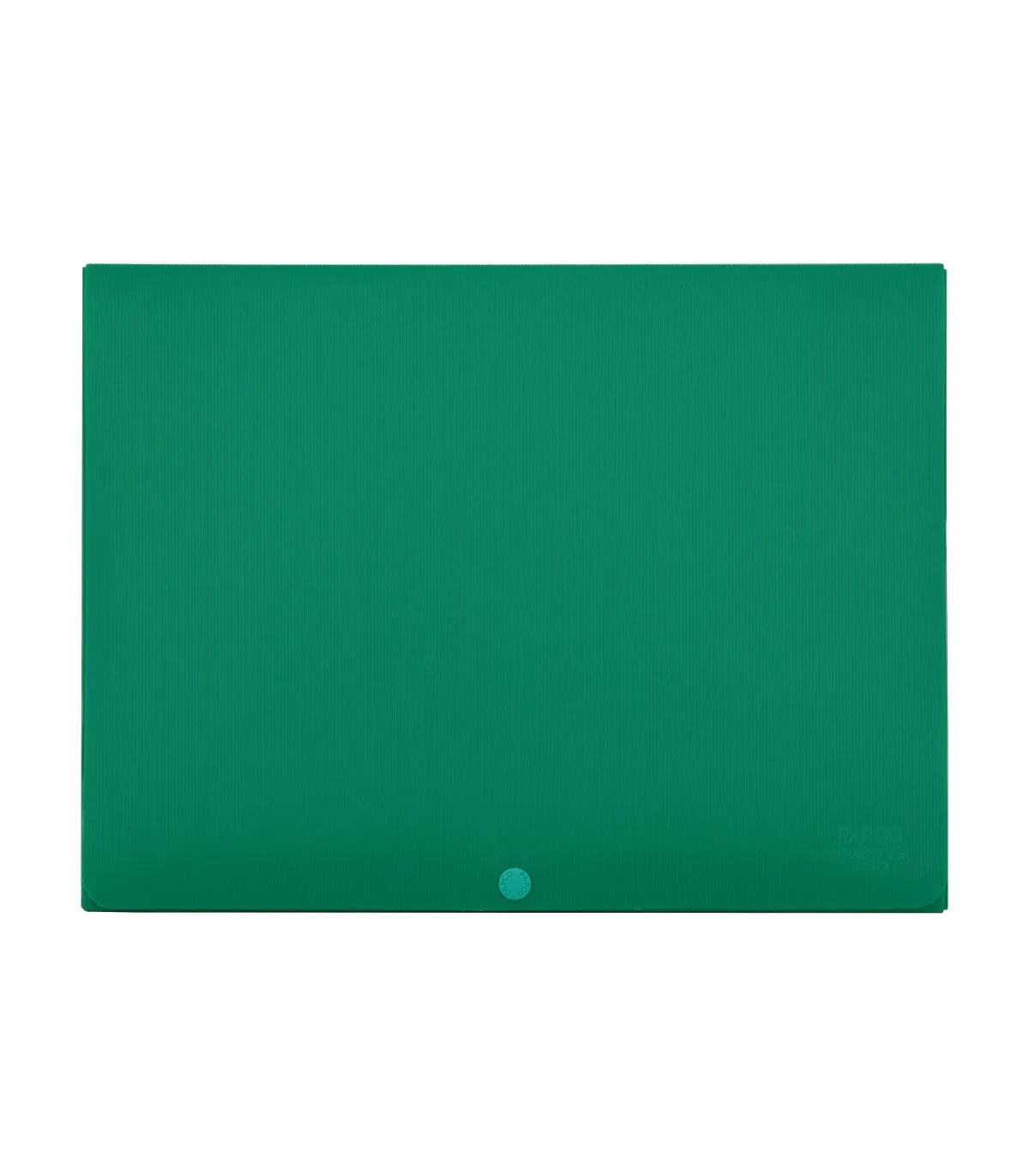 کیف مدارک PP دکمه دار - A4 سبز پاپکو