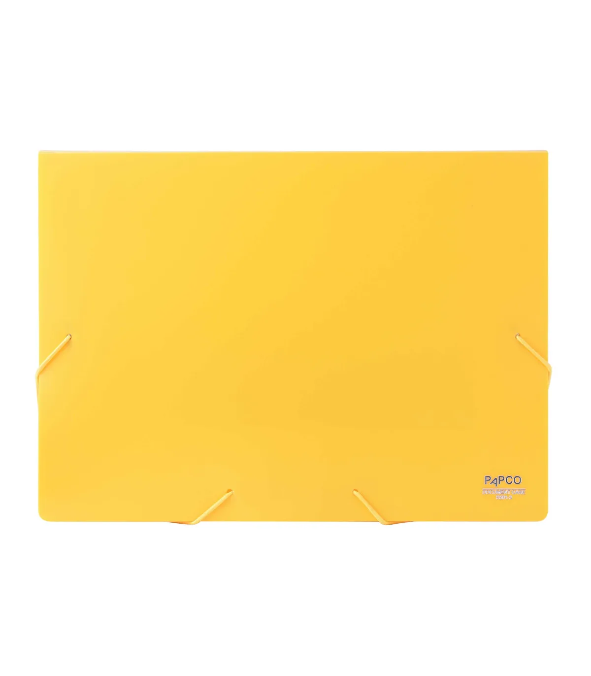 کیف مدارک PP مات کش دار - A4 زرد پاپکو
