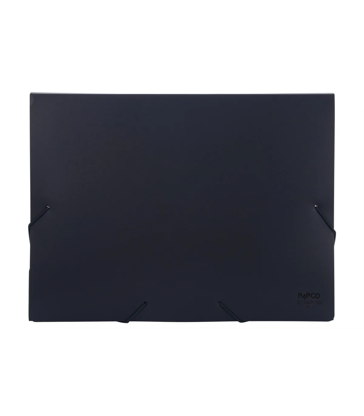 کیف مدارک PP مات کش دار - A4 طوسی تیره پاپکو