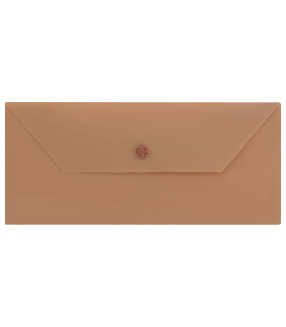 پاکت نامه دکمه دار PP بیزینس مات 10/2 × 23/5 cm کرم پاپکو