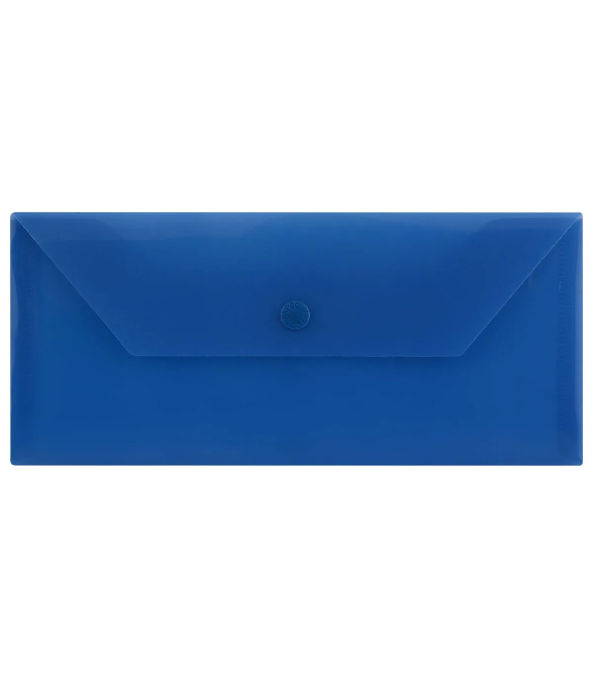 پاکت نامه دکمه دار PP بیزینس مات 10/2 × 23/5 cm آبی پاپکو