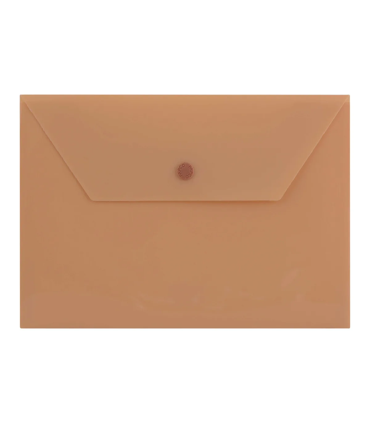پاکت دکمه دار PP مات B5 کرم پاپکو