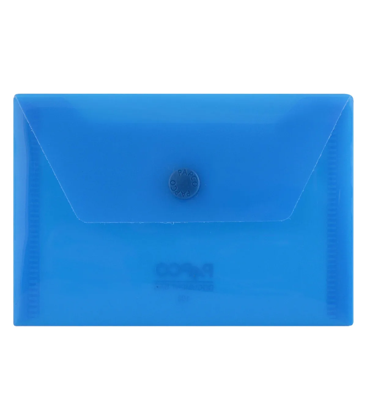 پاکت دکمه دار PP مات 9 × 13/2 cm آبی پاپکو