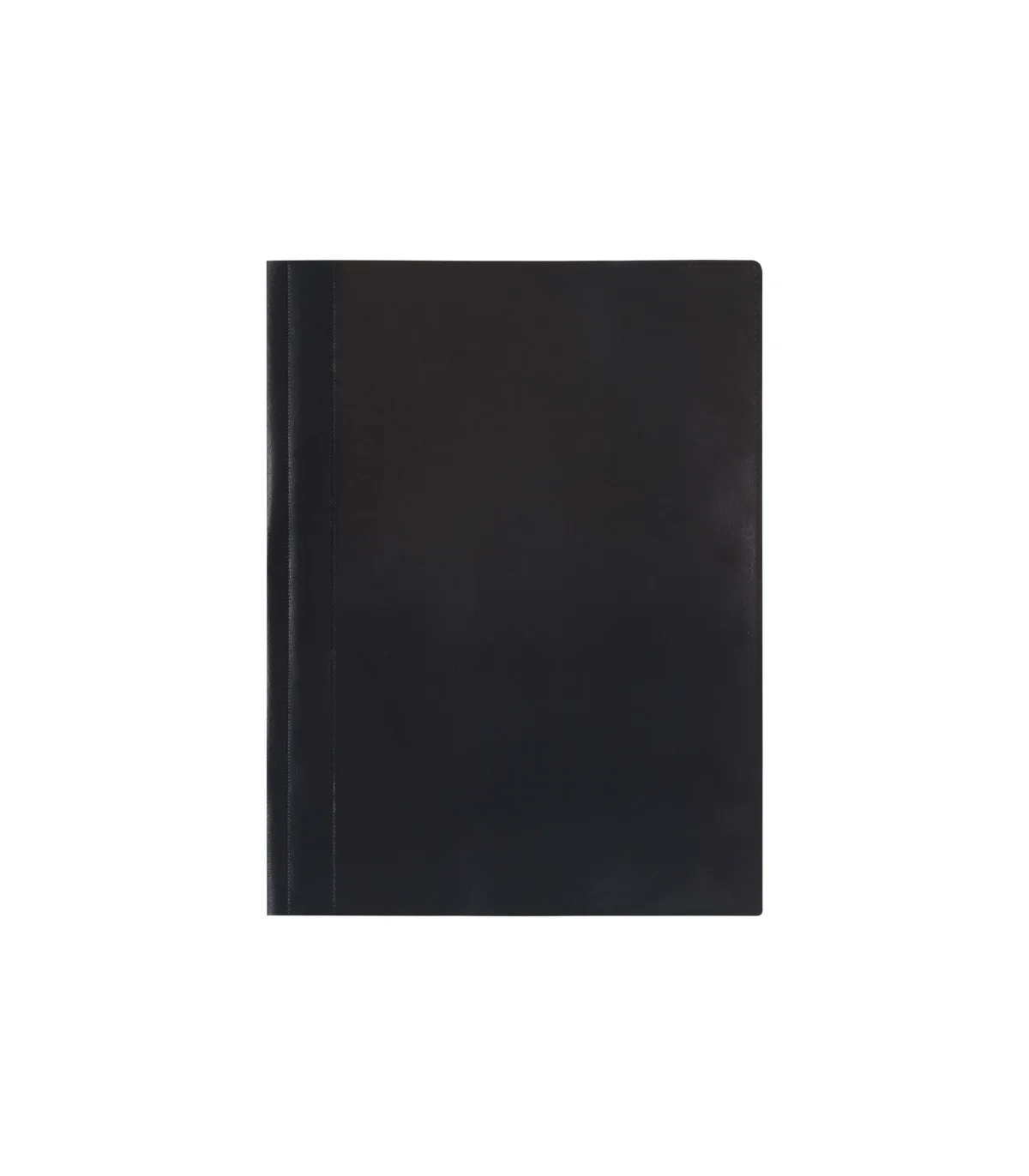 پوشه یکرو شفاف جیبدار PP گیره دار - A4 طوسی تیره پاپکو