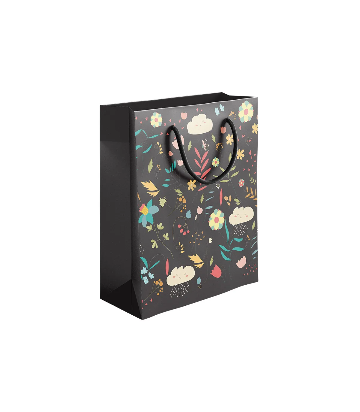 ساک دستی PP طرح دار متوسط عمودی - 23 × 19 cm عطف 10 CXF-00205 پاپکو