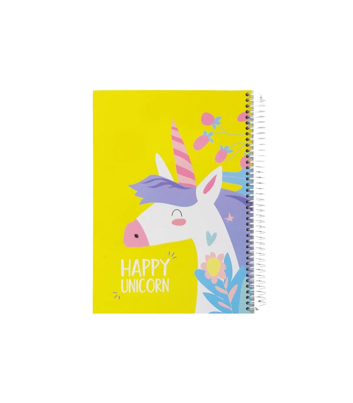دفتر یک خط جلد سخت طرح دار فنر گرد 60 برگ - وزیری 617607 پاپکو