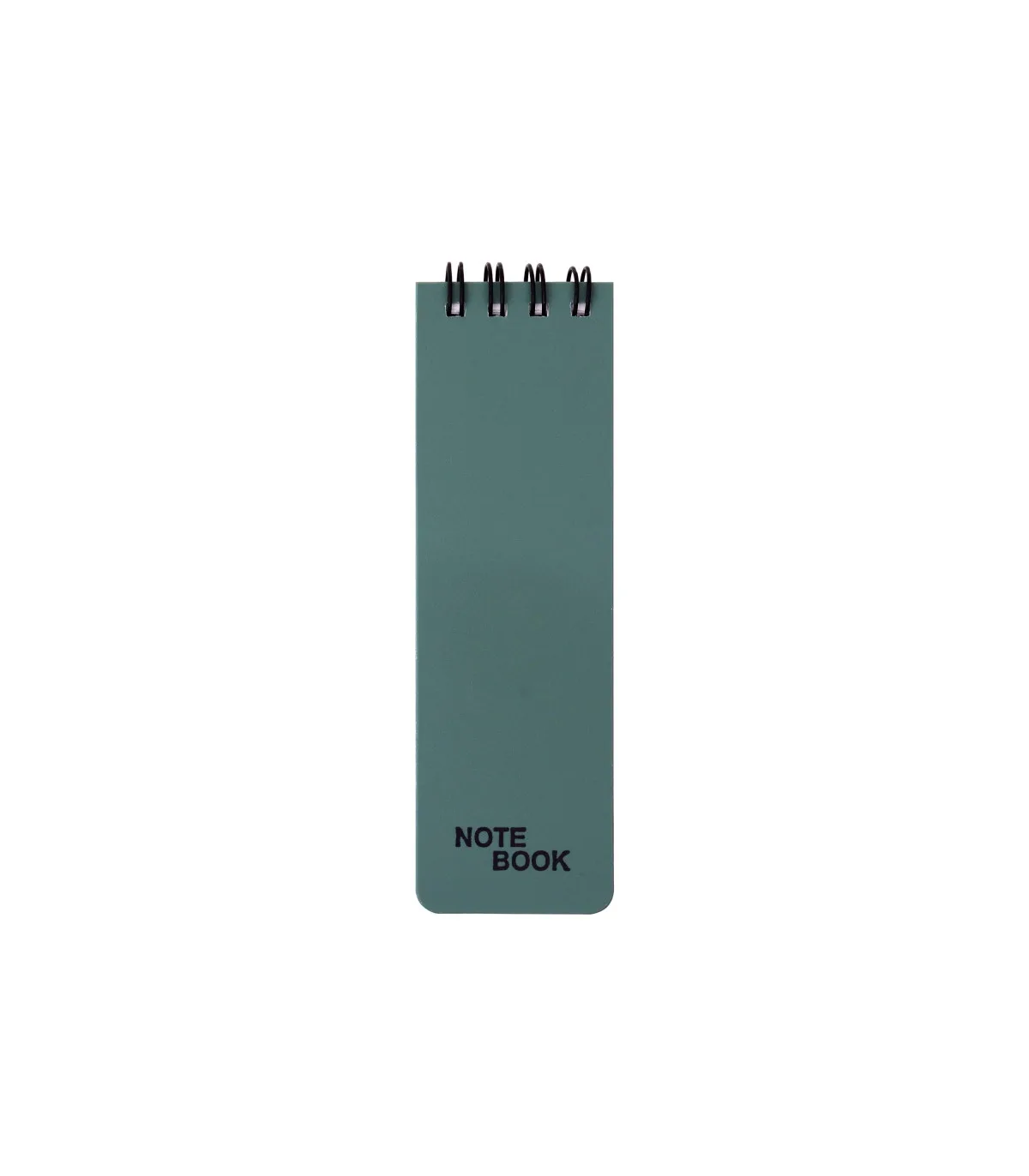 دفتر یادداشت یک خط جلد PP فنر دوبل از بالا 100 برگ – 13/2 × 4 cm یشمی پاپکو