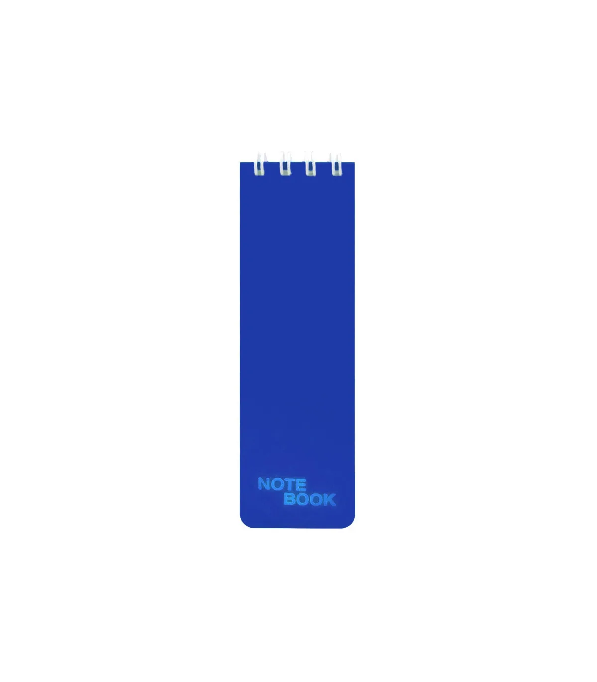دفتر یادداشت یک خط جلد PP فنر دوبل از بالا 100 برگ – 13/2 × 4 cm آبی پاپکو