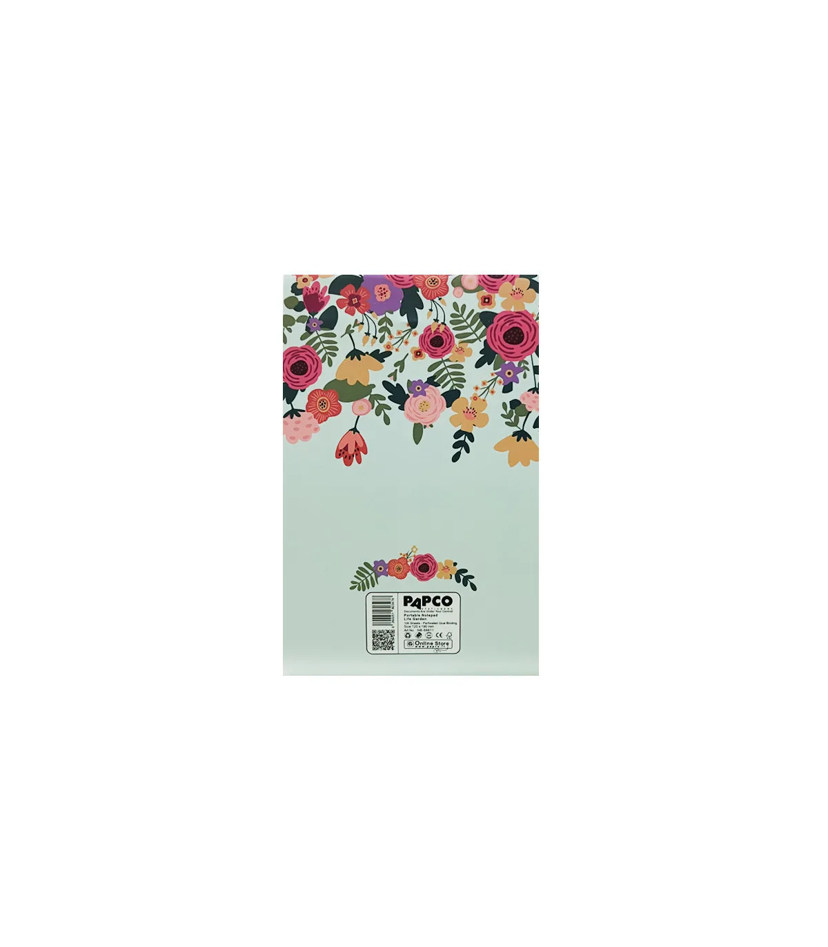 دفتر نوت پد یک خط قابل حمل پرفراژدار 100 برگ – 19 × 12 cm 68611 پاپکو