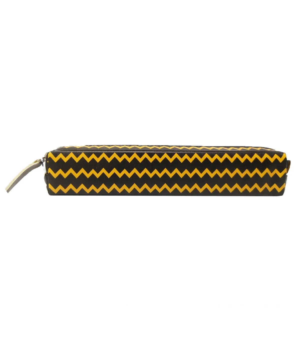 جامدادی طرح دار زیکزاک زرد پاپکو