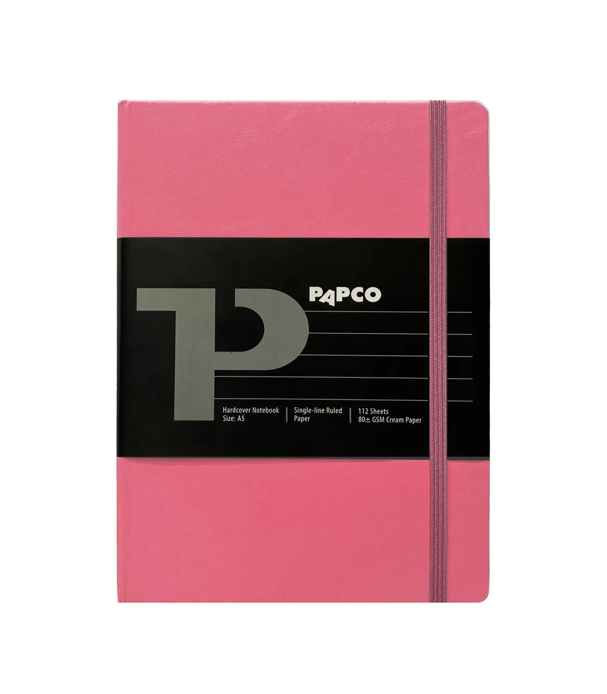 دفتر پرایم جلدسخت یک خط بدون شماره A5 501 پاپکو