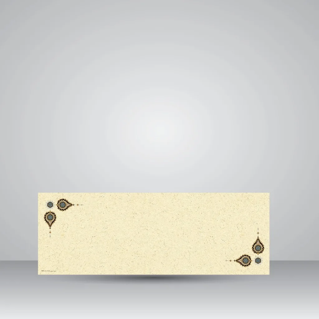 کاغذ تذهیب دار چاپی کد 673، 48*17 cm (بسته 50 عددی)