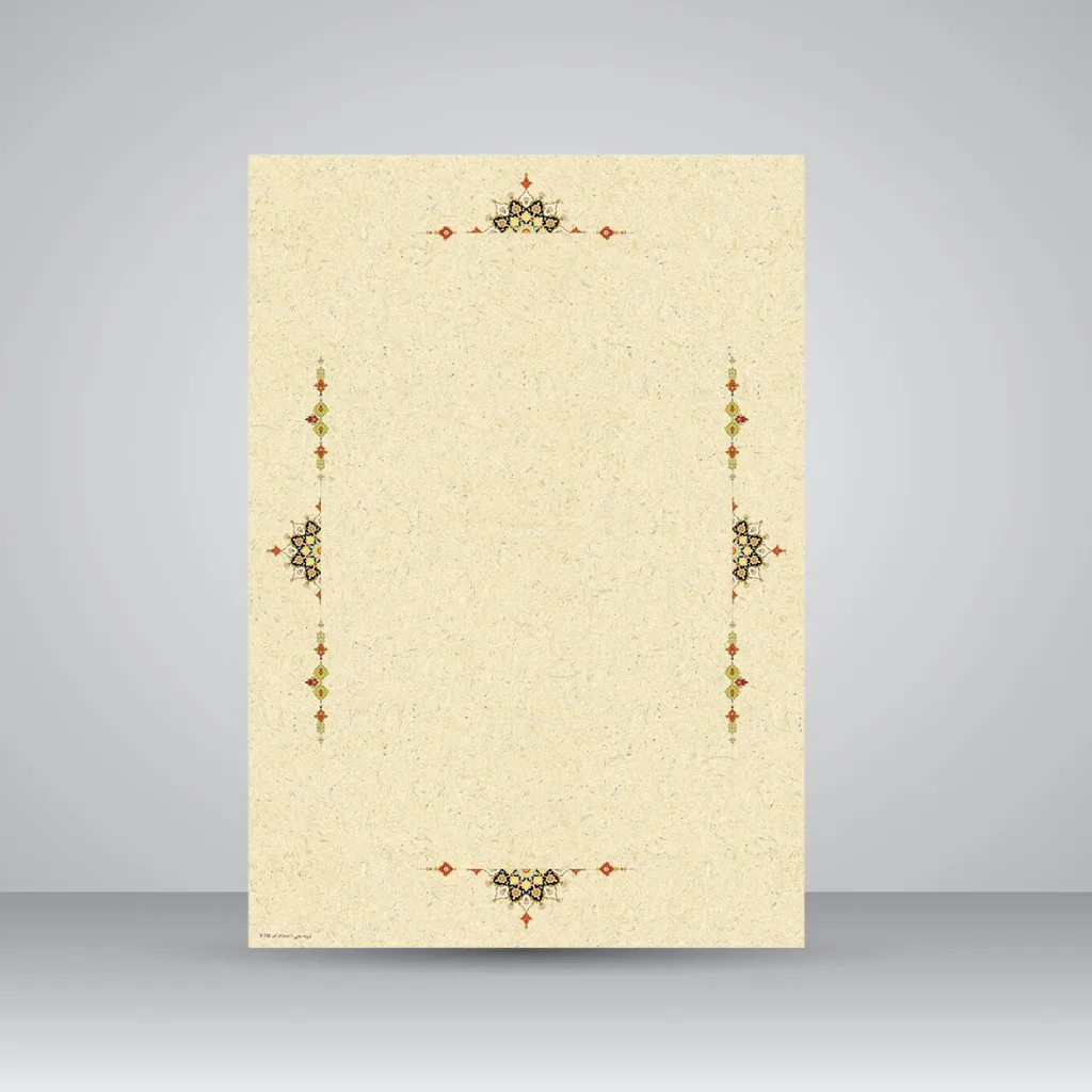 کاغذ تذهیب بافت دار یک رو، 70*50 cm، کد 712 (بسته 30 عددی)