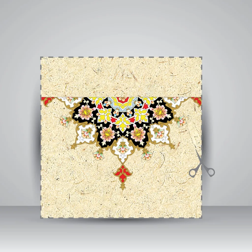 کاغذ تذهیب بافت دار یک رو، 70*50 cm، کد 712 (بسته 30 عددی) — انتشارات یساولی
