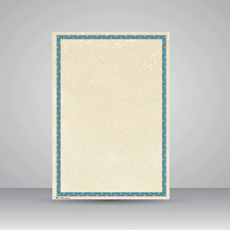 کاغذ تذهیب بافت دار، 35*25 cm، کد 878 (بسته 10 عددی)