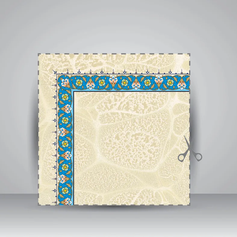 کاغذ تذهیب بافت دار، 35*25 cm، کد 878 (بسته 10 عددی) — انتشارات یساولی