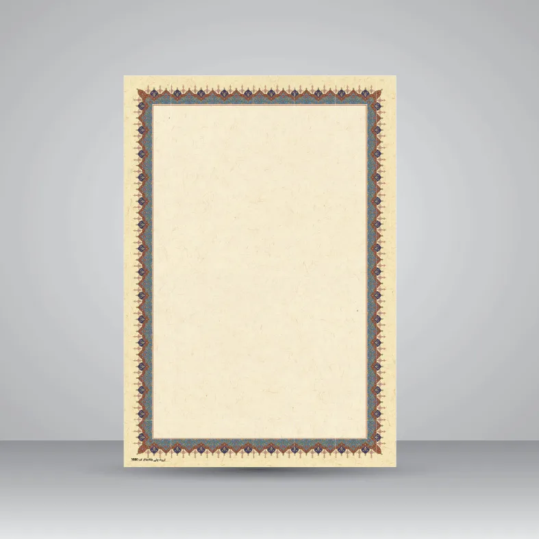 کاغذ تذهیب دار چاپی ، کد 880، سایز 35*25 cm (بسته 50 عددی)