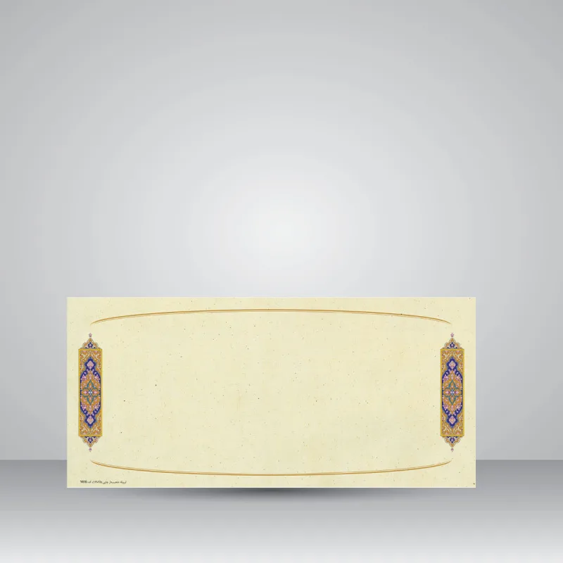 کاغذ تذهیب دار چاپی کد 616، 35*16 cm (بسته 10 عددی)