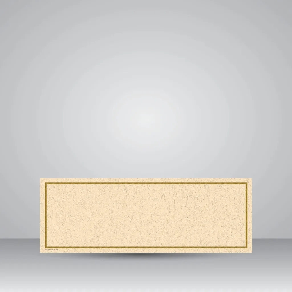 کاغذ تذهیب دار چاپی کد 674، سایز 48*17 ( بسته 50 عددی)