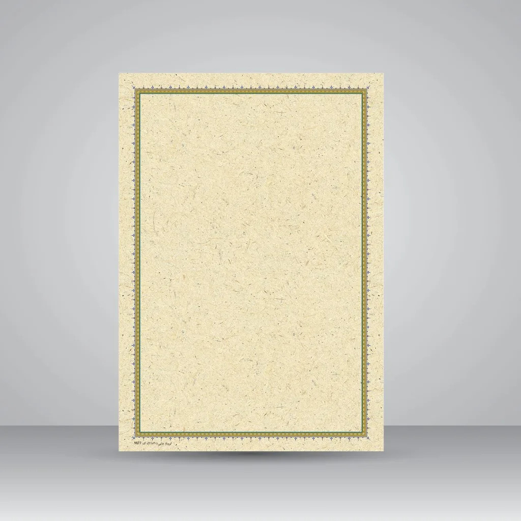 کاغذ تذهیب دار چاپی کد 677، سایز 30*21 A4) cm) (بسته 50 عددی)