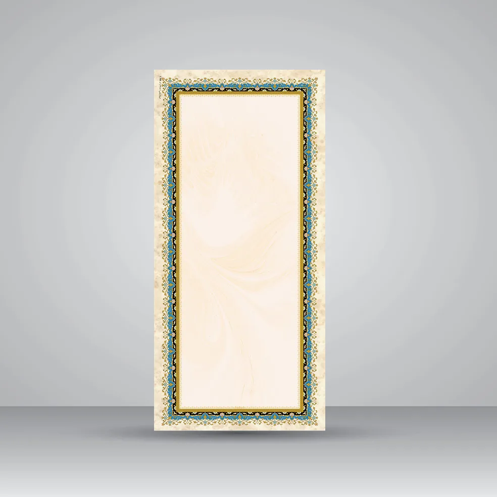 کاغذ تذهیب دار چاپی کد 708، 50*23 cm (بسته 50 عددی)
