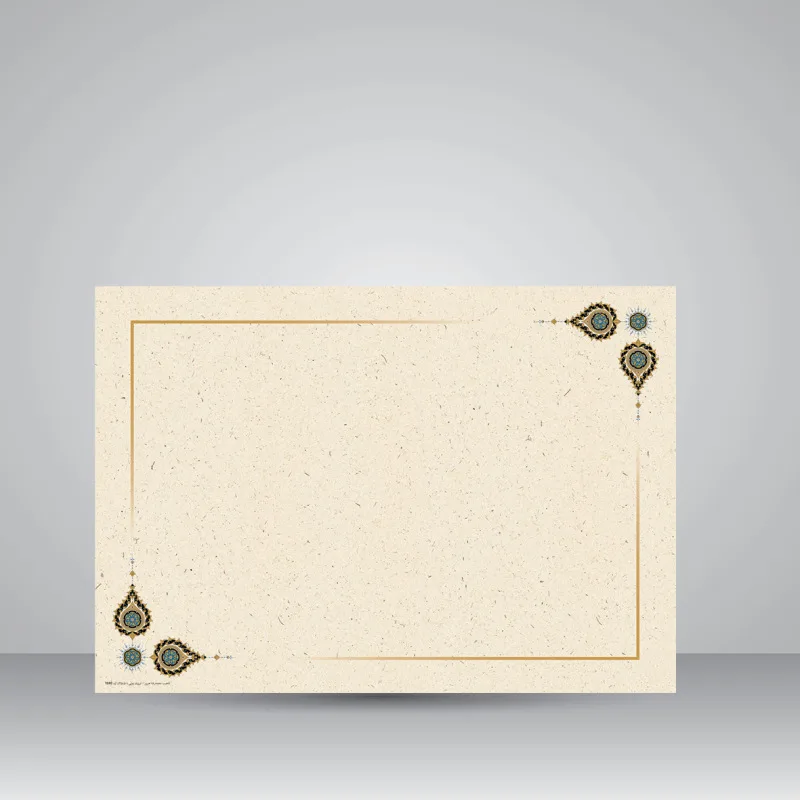 کاغذ تذهیب دار چاپی کد 840، 50*35 cm (بسته 10 عددی)