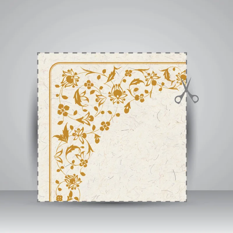 کاغذ تذهیب دار چاپی کد 841، 35*25 cm (بسته 10 عددی) — انتشارات یساولی