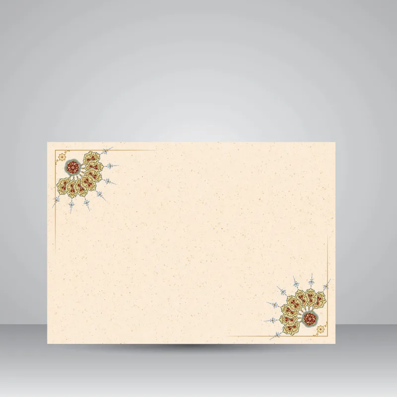 کاغذ تذهیب دار چاپی کد 844، 50*35 cm (بسته 10 عددی)