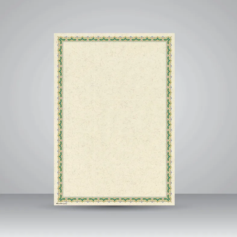 کاغذ تذهیب دار چاپی کد 863، 50*35 cm (بسته 10 عددی)