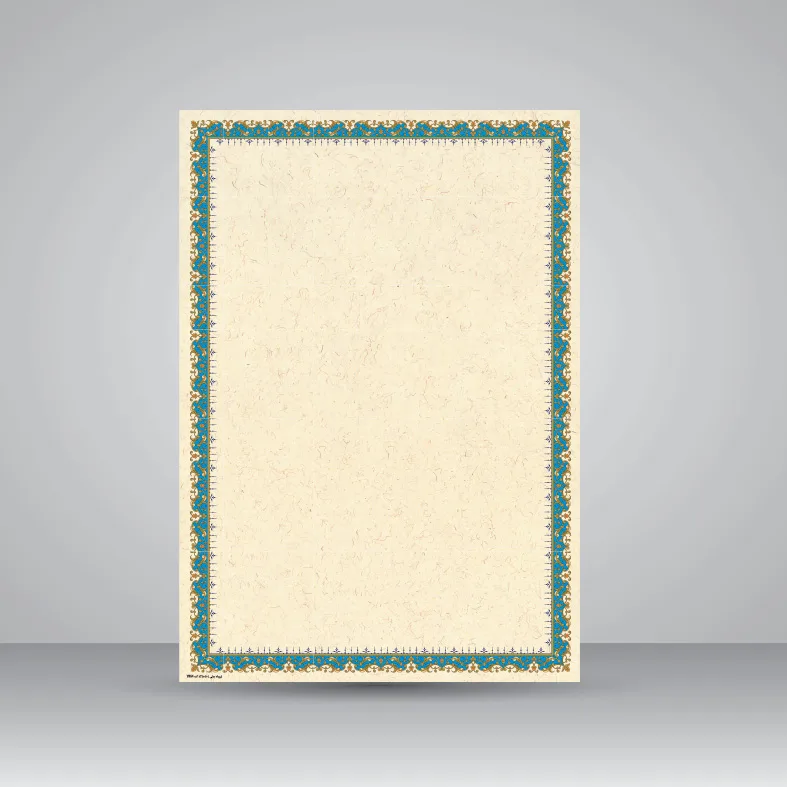 کاغذ تذهیب دار چاپی کد 864، 50*35 cm (بسته 10 عددی)