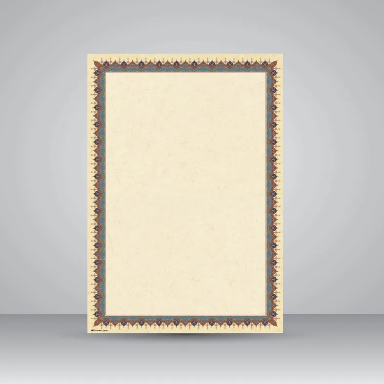 کاغذ تذهیب دار چاپی کد 866، 50*35 cm (بسته 10 عددی)