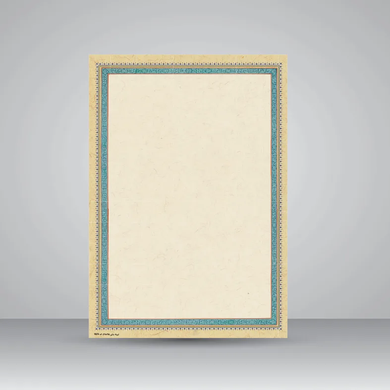 کاغذ تذهیب دار چاپی کد 879، 35*25 cm (بسته 50 عددی)