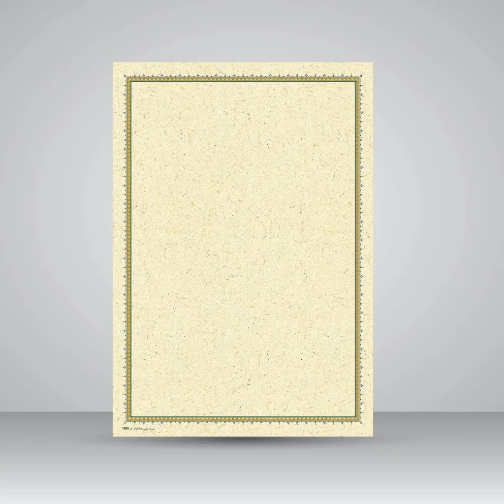کاغذ تذهیب دار چاپی کد 888، سایز 35*25 cm (بسته 50 عددی)