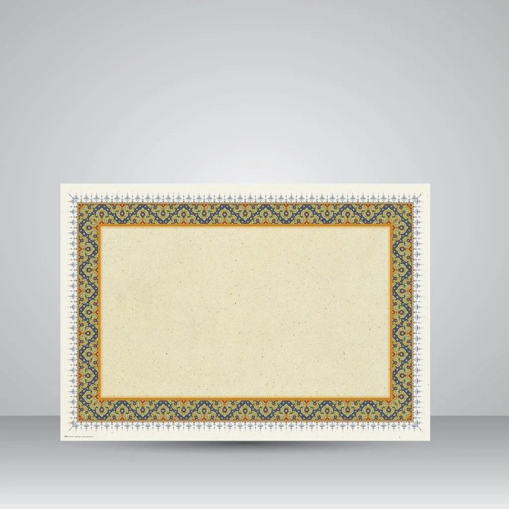 کاغذ تذهیب دار چاپی کد 954، سایز 70*50 cm (بسته 30 عددی)