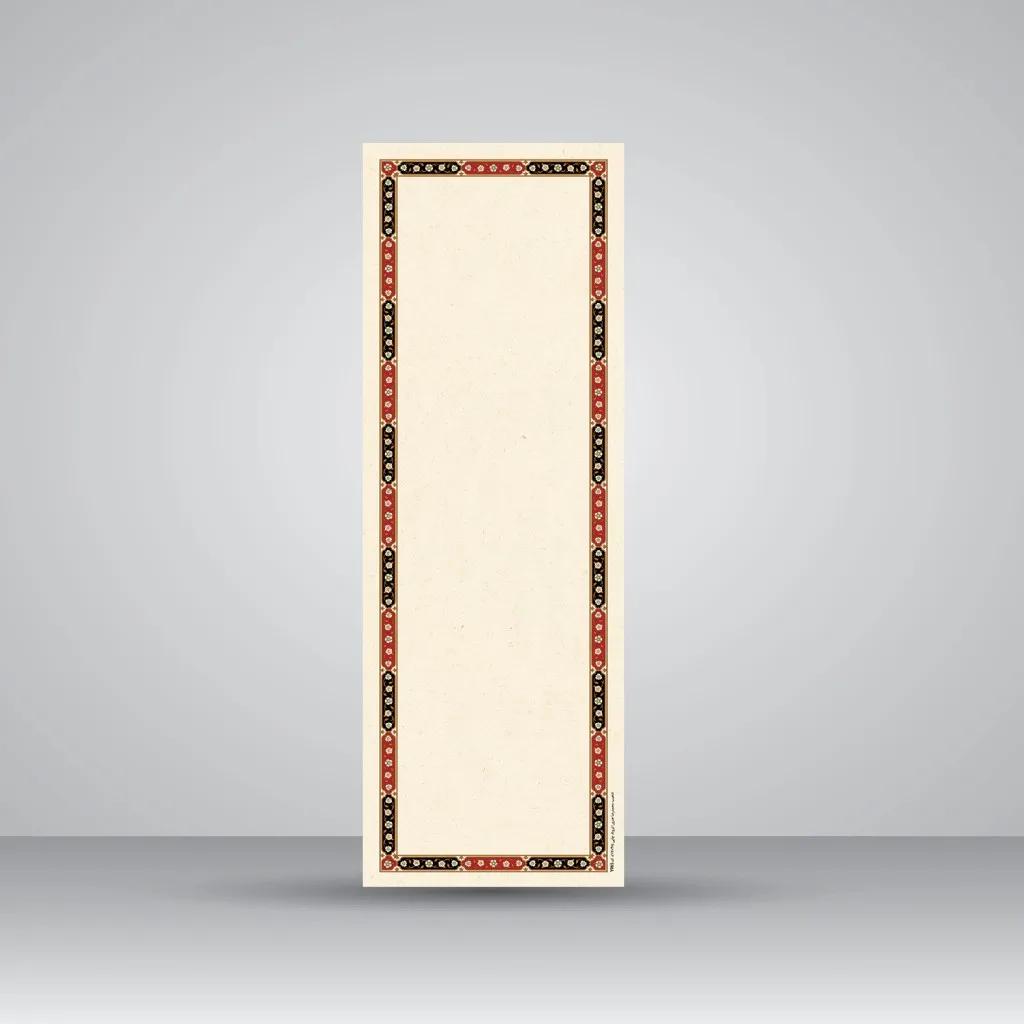 کاغذ تذهیب دار چاپی کد 965، سایز 48*17 cm (بسته 50 عددی)