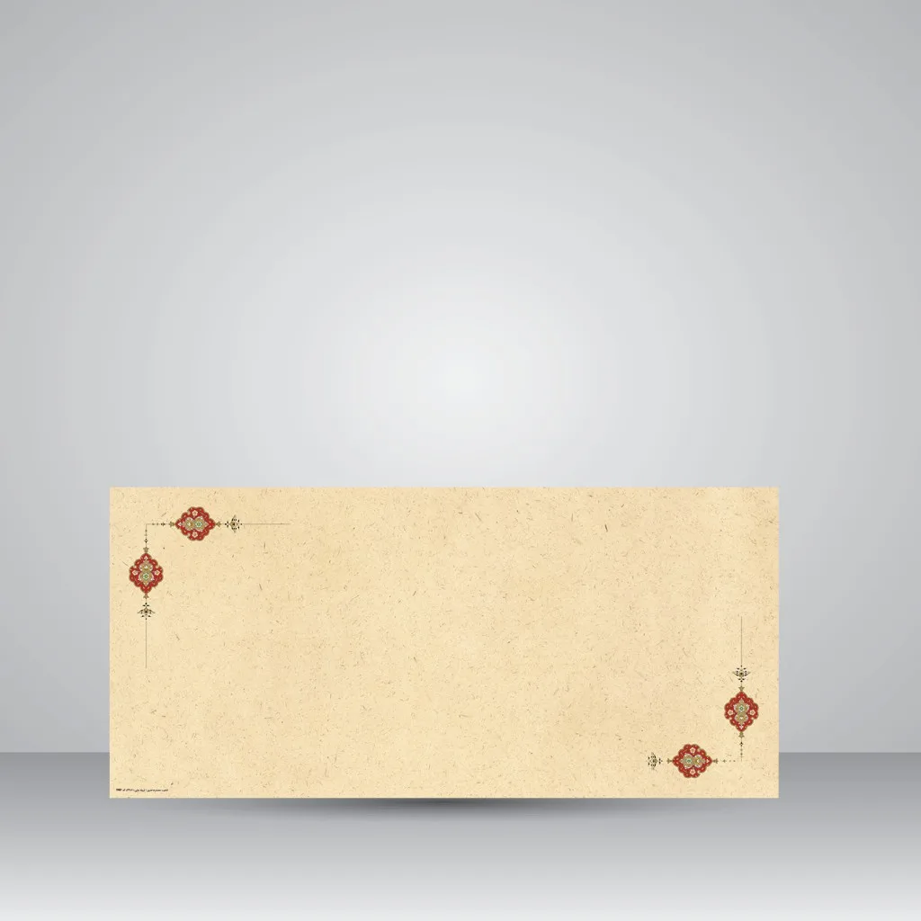 کاغذ تذهیب دار چاپی کد 987، 70*33 cm (بسته 10 عددی)