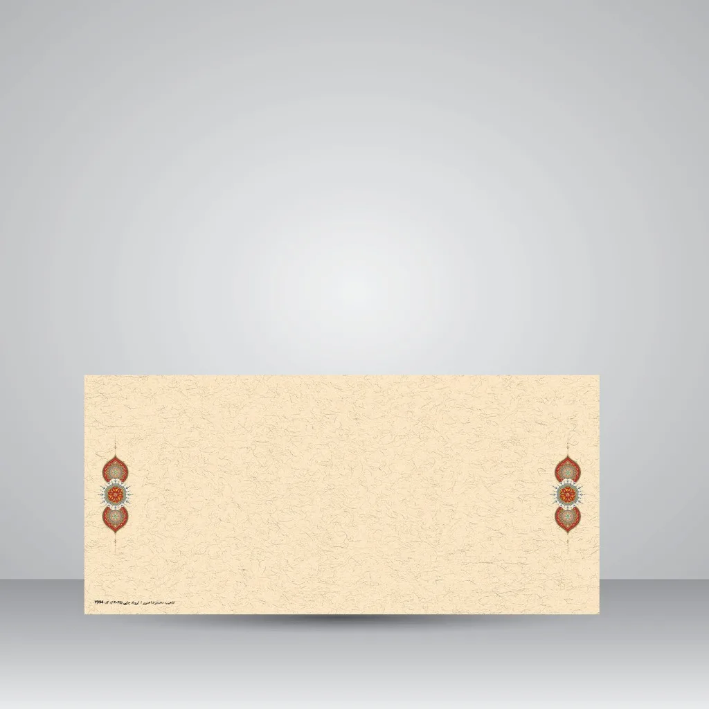 کاغذ تذهیب دار چاپی کد 994، 35*16 cm (بسته 10 عددی)