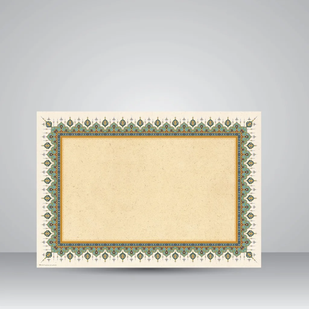 کاغذ تذهیب دار چاپی کد955، سایز 70*50 cm (بسته 30 عددی)