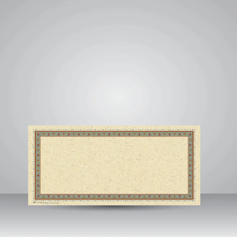 کاغذ تذهیب دار چاپی کد997، 35*16 cm (بسته 10 عددی)