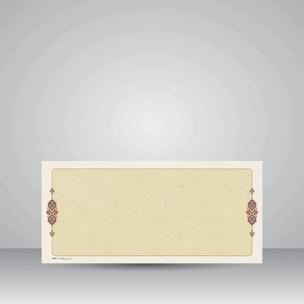 کاغذ تذهیب دار چاپی، کد 669، سایز 35*16 cm (بسته 50 عددی)