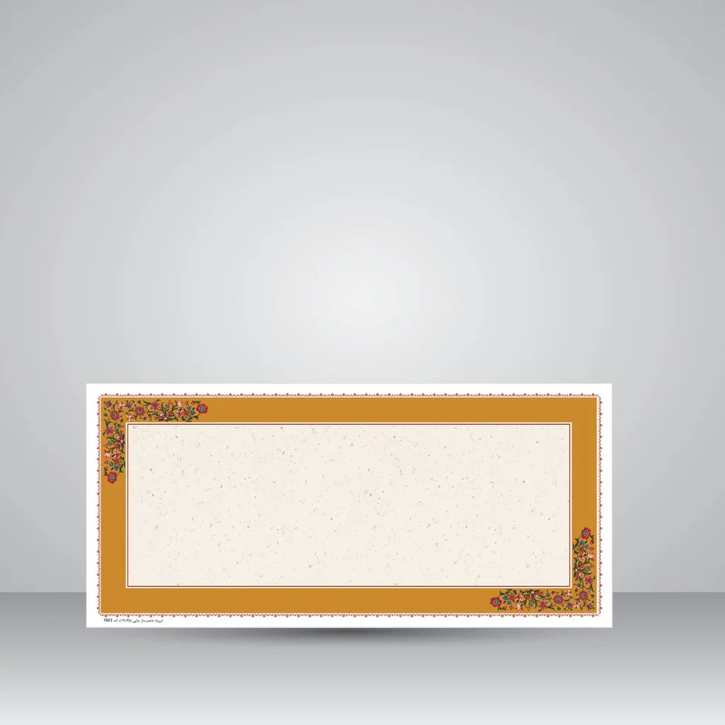 کاغذ تذهیب دار،35*16 cm، کد 613، (بسته 10 عددی)