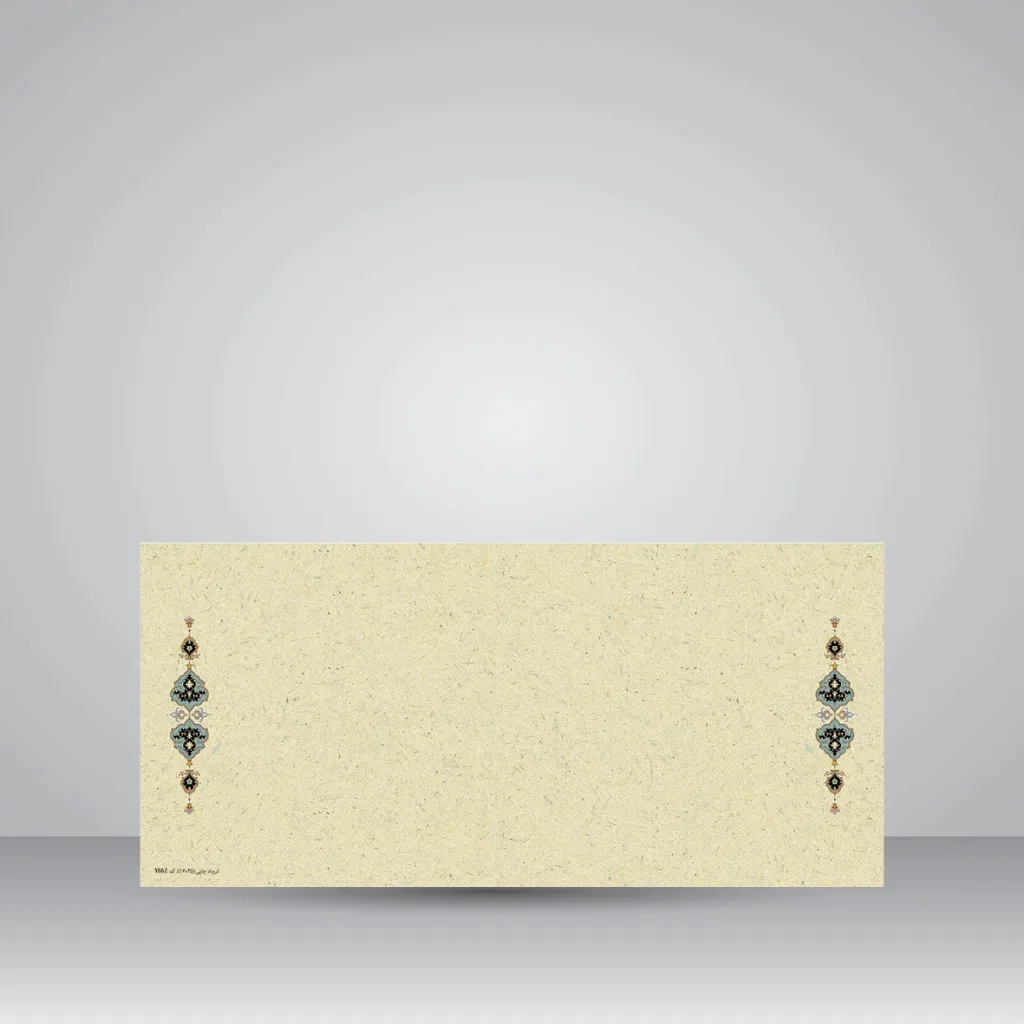 کاغذ تذهیب دار،35*16 cm، کد 662، (بسته 10 عددی)