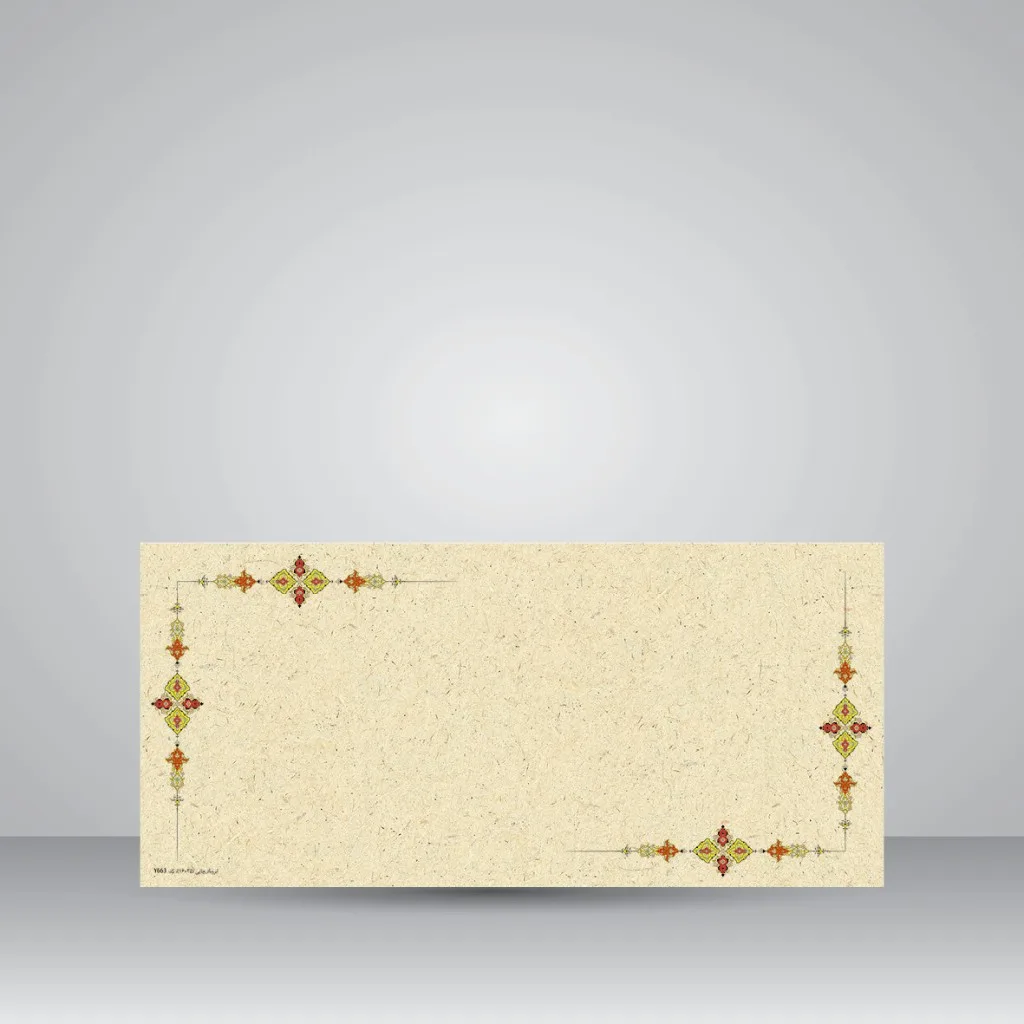 کاغذ تذهیب دار،35*16 cm، کد 663، (بسته 10 عددی)