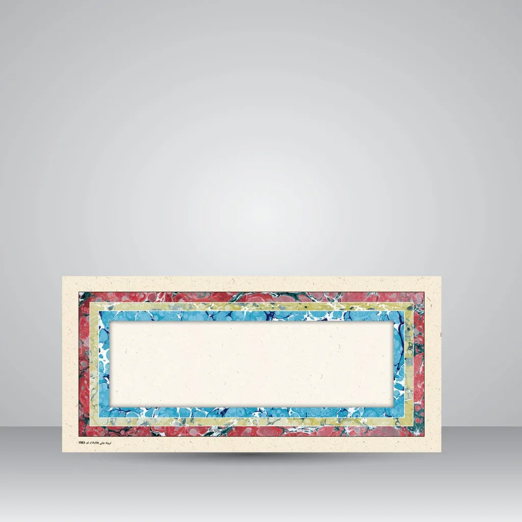 کاغذ تذهیب دار،35*16 cm، کد 983، (بسته 10 عددی)