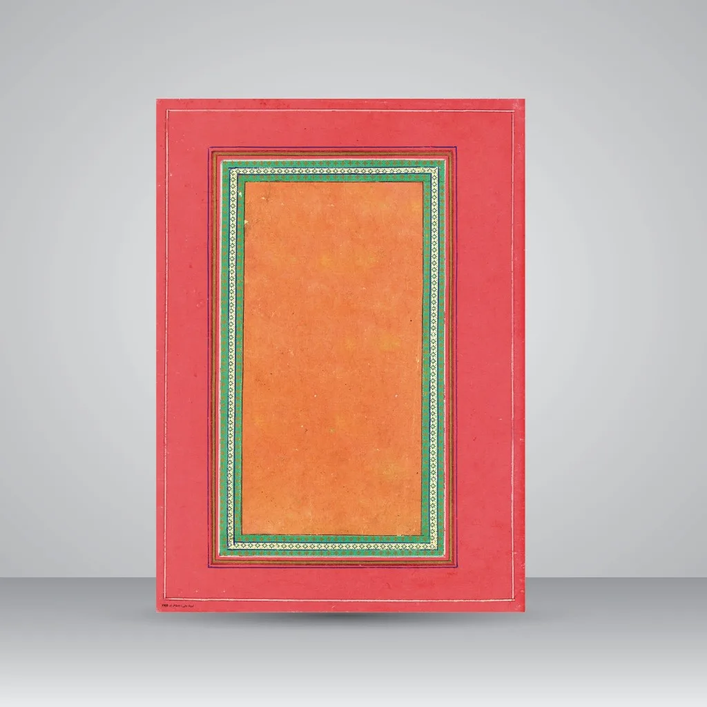 کاغذ تذهیب دار،50*35 cm، کد 908، (بسته 10 عددی)