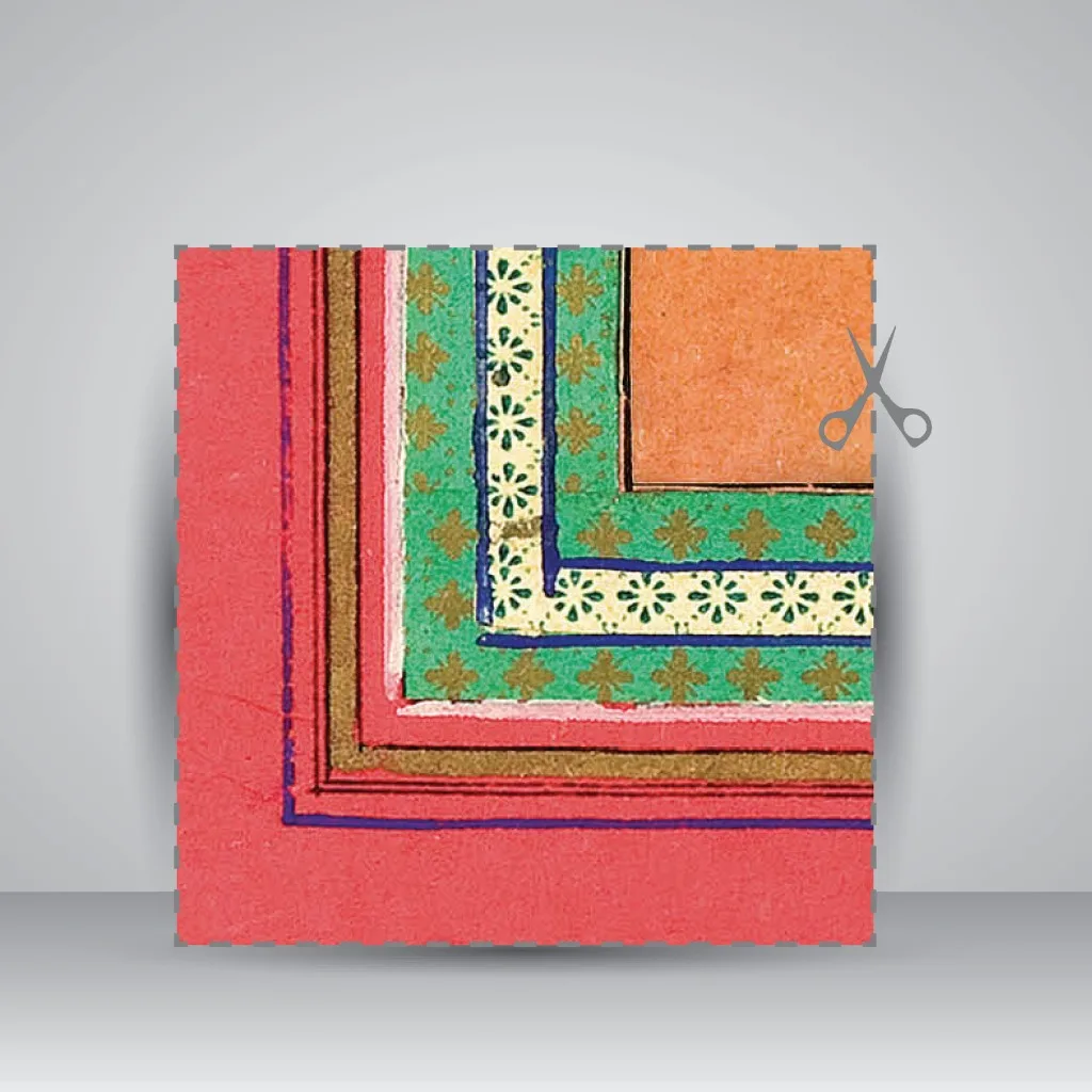 کاغذ تذهیب دار،50*35 cm، کد 908، (بسته 10 عددی) — انتشارات یساولی